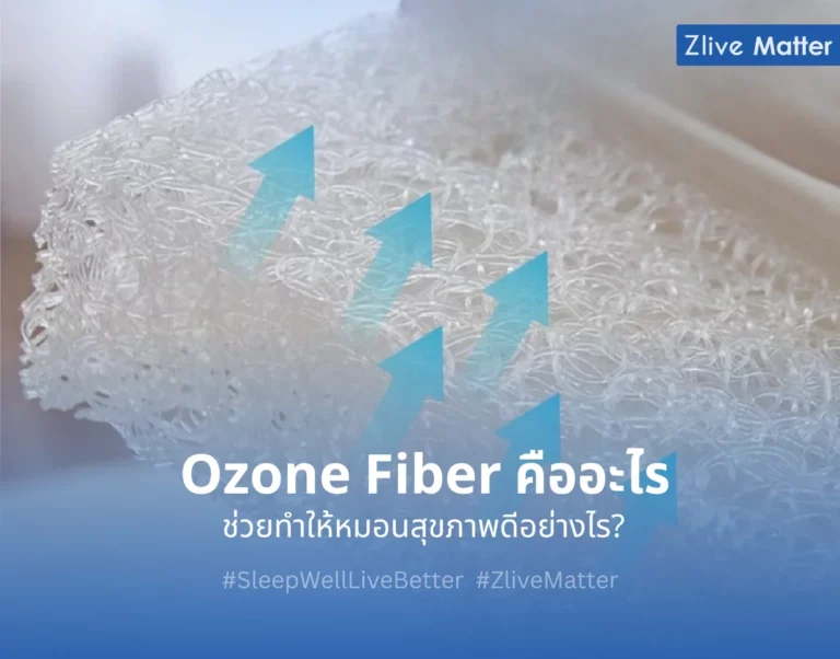 Ozone Fiber คืออะไร ช่วยทำให้หมอนสุขภาพดีอย่างไร
